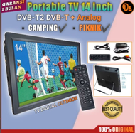 TV mini Portable HD TV Monitor 14 Inch DVB-T2 + Analog - D14 LEADSTAR
