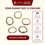 12 Feng Shui Zodiac Bracelet, Age-Based Charm Bracelet, Lucky Strap, Meaningful Gift