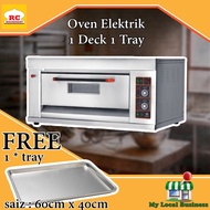 Oven Elektrik Industri 1 Deck 1 Tray [PENGHANTARAN KLANG VALLEY SAHAJA]