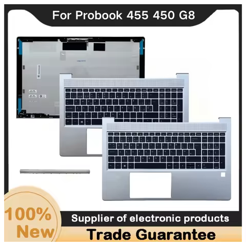 NEW Laptop case cover For Kailxuling Probook 455 450 G8 Palmrest Upper/C shell with keyboard UK M217