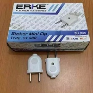 Erke White CIP Flat Plug Erke ST 388 White Flat Plug/