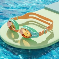 ☭2023 Summer Children's Swimming Goggles Kids Small Frame Swimming Glasses HD Anti Fog Clear Len eo
