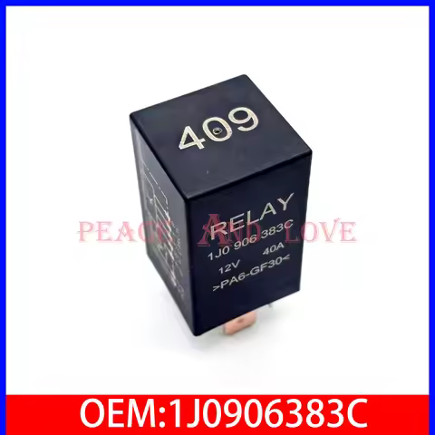 Fuel Pump Relay 1J0906383C 409# For VW Jetta Golf 4 Passat B5 Beetle Audi A3 S3 TT Skoda Octavia Sea