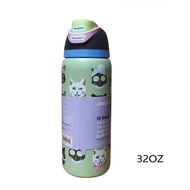 Owala 32oz Stainless Bottle Leak-Proof Straw & Wide Mouth Sip CAT