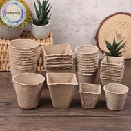 jiarenitomj 10Pcs Biodegradable Plant Paper Pot Starters Nursery Cup Grow Bags For ling Home Gardening Tools sg