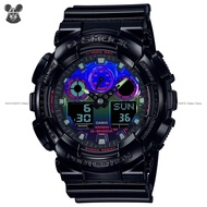 CASIO GA-100RGB-1A Men's Analog Digital Watch G-SHOCK Virtual Rainbow Series World Time Resin Strap *Original