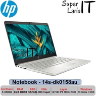 Laptop Gaming HP 14s DK0158AU Ryzen 5 3500|8GB|512GB|Vega8|14"|W10 OHS