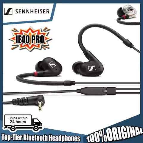 2026 Sennheiser IE40 PRO Wired Earphones HIFI Headset Earbuds Noise Isolation Headphone Replaceable 