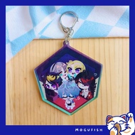 Nijisanji EN Luxiem Isometric Keychain (Vox Luca Mysta Shu Ike) | rillr166