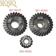 Gear Set for Yamaha 2 Stroke 15HP 15F boat engine 6E7-45560-01 63V-45551-00 6E7-45571-00