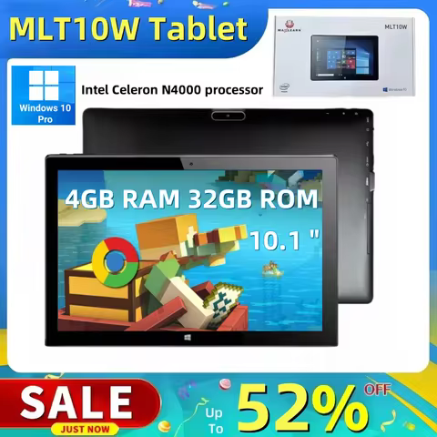 10.1 Inch Intel Celeron N4000 Windows 10 Pro Tablets 4GB RAM 32GB ROM 64bit Dual Camear HDMI USB 3.0