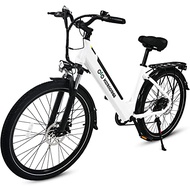 KORNORGE Electric Bike KC7, 26” Electric Bike for Adults with LCD Display, 350W Motor Ebike Up to 19