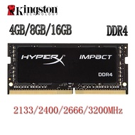 Kingston HyperX Impact DDR4 RAM 4GB 8GB 16GB DDR4 2133/2400/2666/3200MHz Laptop Memory SODIMM RAM