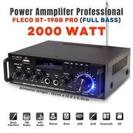 AQ Amplifier Power 2000 Watt Full Bass Fleco BT-198B Full Bass & Treble Sound Amplifierpro audio | A