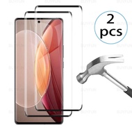 9D Curved Tempered Protective Glass Film For Vivo X90 X80 X70 X60 X50 V27 V25 S16 S15 S12 Pro X51 Fi