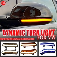 Dynamic Turn Signal LED Rearview Mirror Indicator Flash Repeater Light Suitable for Volkswagen VW GOLF 5 Jetta MK5 Passat B5.5 B6 EOS