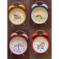 She ClearanceClearing Stock10cm 13cm Alarm Clock Silent Retro Alarm Clock Super Bell Alarm Clock Met