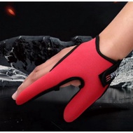 2 Fingers Fishing Glove Outdoor Breathable Anti-Slip / Sarung Tangan Pancing