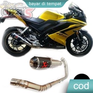 AKRAPOVIC R15 V3 V4 ExhaustYZF-R15 racing exhaust silencer inlet 50 mm