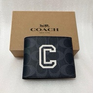 Coach Signature Logo 短銀包