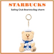 [STARBUCKS] Sailing Club Bearista Bag charm 11cm
