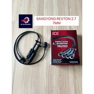 HOS - CAR PLUG WIRE SET / PLUG CABLE SILICONE - SANGYONG REXTON 2.7 7MM