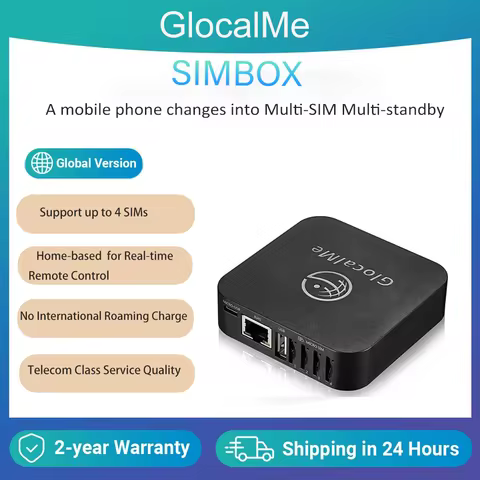 Glocalme simbox Voip Call voice router Multi 4G SIM worldwide for iOS & Android Make Call &SMS