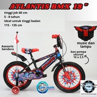 sepeda anak laki laki 18 inch usian 5 - 8 tahun ban besar