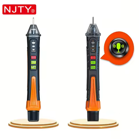NJTY T02A Voltage Detector Electrical Pen AC Voltage Tester Smart Breakpoint Finder 12-1000V Non-Con