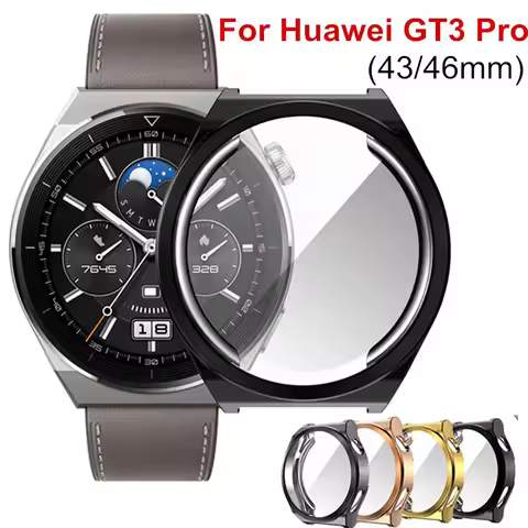 Screen Protector Case For Huawei Watch GT3 Pro 43mm 46mm Soft TPU nti-Scratch Case For Huawei GT3 Pr
