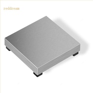 REDD Metal Stamping Block Anvil with Rubber Feet Jewelry Making Tool Square Anvils Solid Metal Bench