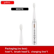 gollinio Sonic Electric Toothbrush Smart tooth Usb fast Charging tooth brush Rechargeable Teeth Brush Replacement Head GL41A