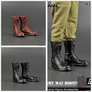 【新品】ZYTOYS兵人模型16二戰美軍101師空降兵M42傘兵軍靴 戰地鞋子  露天市集  全臺最大的網路購物市集