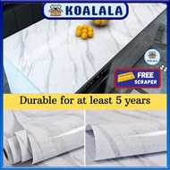 Large Self Adhesive Gorgeous Marble Waterproof Wallpaper Sticker Bathrooms Kitchen Countertops PVC
