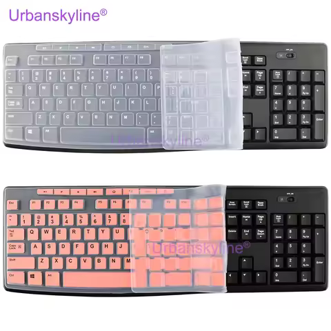 Keyboard Cover for Logitech K200 K260 K270 K275 K295 MK200 MK260 MK270 MK275 MK295 Silicone Protecto