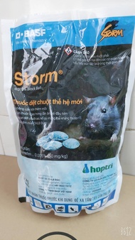 Thuốc Diệt Chuột STORM gói 1kg-Hiệu quả diệt chuột kể cả loài kháng thuốc - An toàn -Tiện dụng-Chính