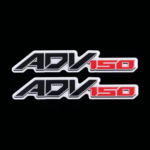 ADV 150 Logo For HONDA ADV150 Motorcycle Stickers Side Panel Tank Pad Protector Fairing Emblem stick