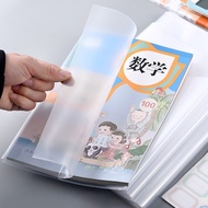 10 Helai Buku Telus Pelindung Sarung Buku Nota A4 16K A5 Plastik Kalis Air Bekalan Pembalut Buku Sek