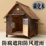 Cat climbing frame Water Resistant Waterproof Outdoor Solid Wood Carbonized Wood Dog House Kennel Cat Kennel Dog Kennel