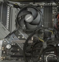 微星 MSI MAG B550M MORTAR *壞LAN* & AMD Ryzen 5 2600 (請睇詳細)