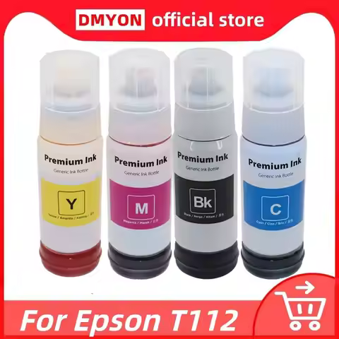 for Epson Eco Tank Refill Pigment Ink L6580 L15180 M15140 L6570 L6550 L6490 L6460 L15160 L15150 L111