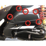 GOLD. SET AirFILTER BOLTS for MIO i125/soul i/nmax/aerox/sporty/gear/gravis/soulty