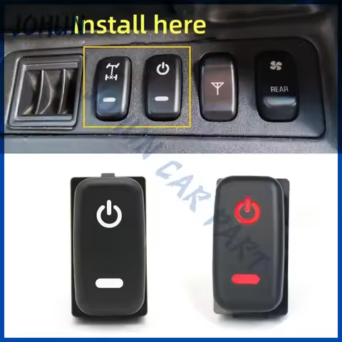 Car DRL Radar Camera Steering Wheel Heated Power on Off Switch Button for Mitsubishi Outlander Pajer