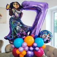 Disney 27pcs Encanto Series Balloon Cartoon Isabella Birthday Themed Party Decoration Balloon