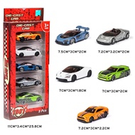 5PCS 1:64 Simulated Children Hot Wheels Toy Multi Style Taxiing Alloy Mini Car Model Kids Pocket Small Sports Car Toys for Kids