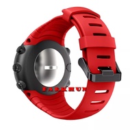 terbaik original suunto core navy rubber band tali jam tangan kalep - red