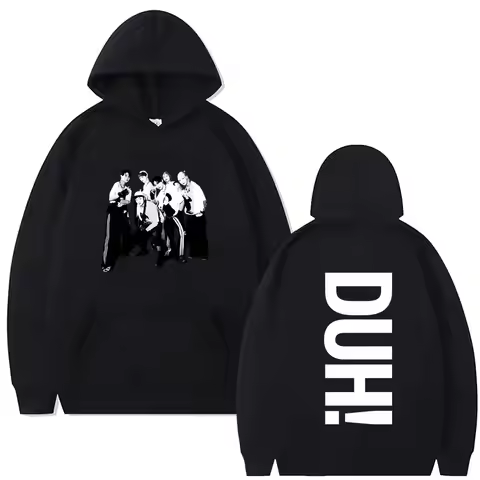 Korean P1Harmony 2025 DUH Same Print Hoodie Men Women Kpop Fashion Trend Streetwear Men's Hip Hop Ov