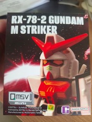 台灣麥當勞 聯名《機動戰士鋼彈》系列 限定RX-78-2 Gundam 公仔 M Striker突擊版
