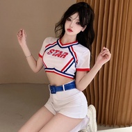 Korean Girl Group Stage Costume Cheerleading Performance Student Group Games Cheerleading Jazz Dance