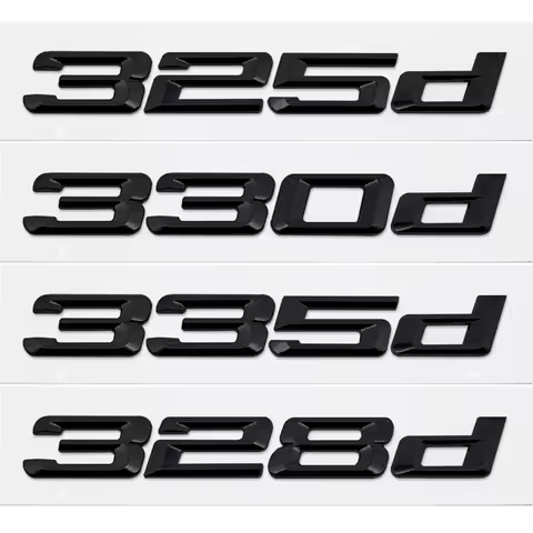 ABS For BMW G20 G21 G28 F30 F31 F34 F35 E90 E91 E92 E93 E46 Sticker Rear Trunk Badge Plastic Decal 3